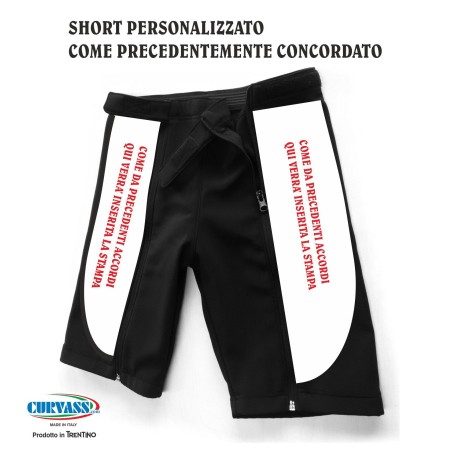 Pantaloncino short scaldamuscoli personalizzato