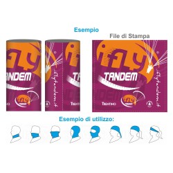 Bandana - scaldacollo personalizzata esempio