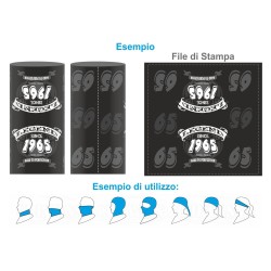 Bandana - scaldacollo personalizzata esempio