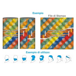 Bandana - scaldacollo personalizzata esempio